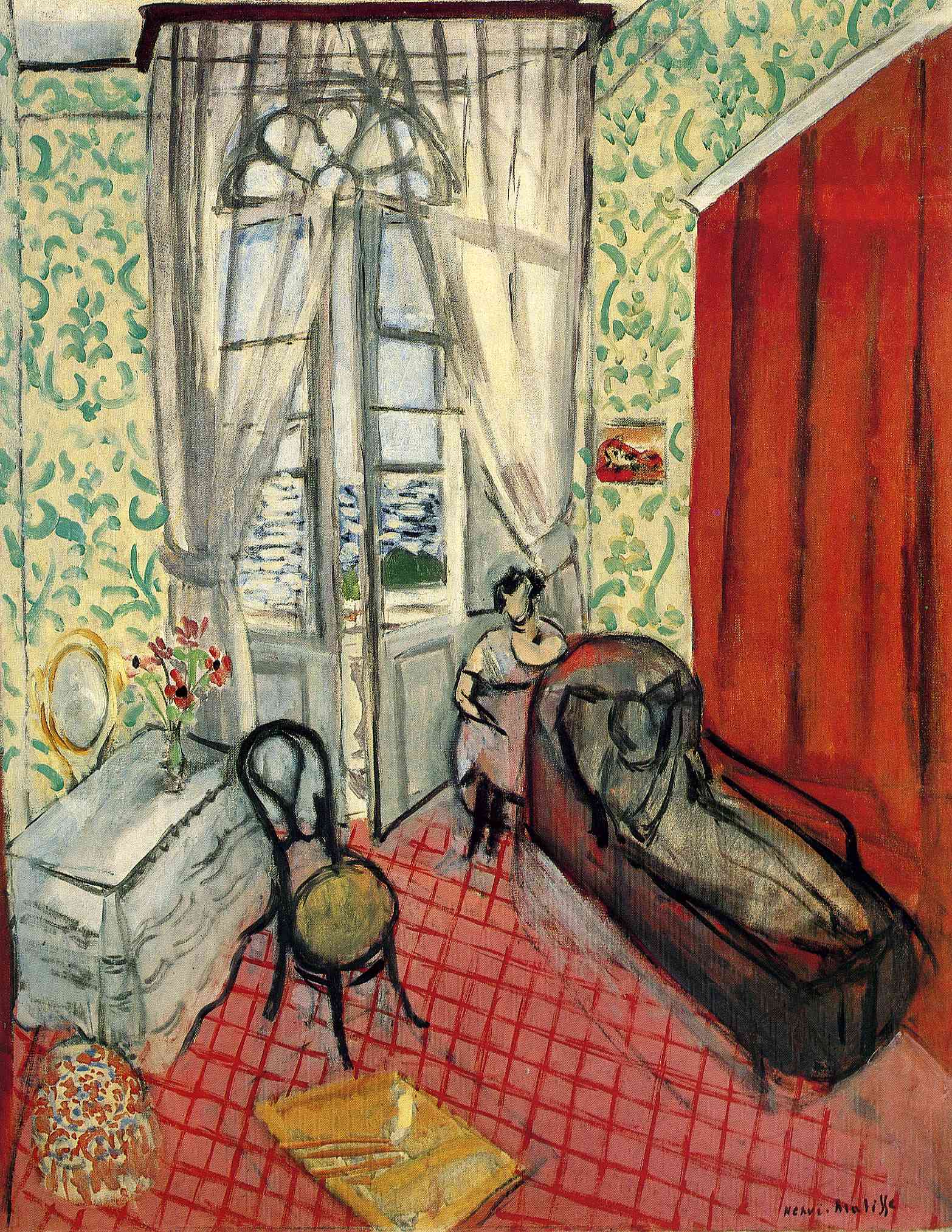 Henri Matisse - Woman on sofa or couch 1922